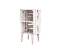 Kistenland Scaffale in cassette di frutta Paul - bianco vintage - 78 x 38 x 31 cm