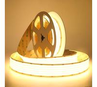 KISUFU 24 V COB Striscia LED, 1600 LEDs/m flessibile 5 file 30 mm di larghezza Striscia luminosa autoadesiva non impermeabile IP20 2 Pin striscia LED per la casa decorazione di partito