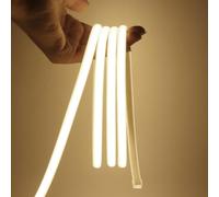KISUFU Striscia 220v COB 288 Led/m, colla bifacciale impermeabile IP65 Striscia luminosa al neon Striscia luminosa a LED con Wifi Musica 23 tasti IR 750w Dimmer per la decorazione interna esterna