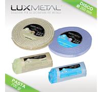 Kit 01 - Diametro 200 Lucidatura cromature metalli alluminio lucidare auto moto