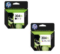 KIT 1 2 3 CARTUCCE HP ORIGINALI 304 XL BK COLORE N9K07AE N9K08AE