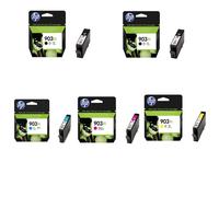 KIT 1 4 5 CARTUCCE ORIGINALI HP 903XL BK C M Y T6M15AE T6M11AE T6M07AE T6M03AE