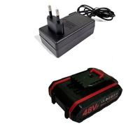 Kit 1 Batteria 48V + Caricabatterie Per Forbice Cesoia Da Potare Potatura Brico