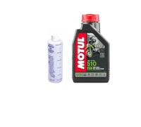 KIT 1 LITRO OLIO MISCELATORE MISCELA E MISURINO MOTUL 510 2 TEMPI MOTO SCOOTER CROSS ATV QUAD