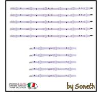 KIT 10 BARRE LED TV PER SAMSUNG 40" CY-GH040CSLV2H ES-136-A/6 ES-136-B/3 LED126