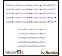 KIT 10 BARRE LED TV PER SAMSUNG 40" D4GE-400DCB-R1 D4GE-400DCB-R2