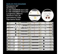 KIT 10 BARRE STRIP 5 LED TV PANASONIC BX-40S08E06 BX-40S08E07