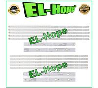 KIT 10 BARRE STRIP LED PER TV 55" PHILIPS LB-GM3030-GJ0D22555X10AN22 (L)(R)-1-H