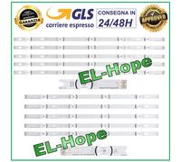 KIT 10 BARRE STRIP LED PER TV LG 50" AGS44870 / AGS45609 / 6916L-1735A / Q60160
