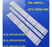 KIT 10 BARRE STRIP LED TV AKAI JS-D-JP5520-A41EC JP5520-B51EC JP5520-C51EC
