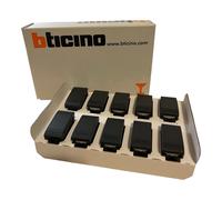 Kit 10 Bticino Living Light L4001N Interruttore 16A Antracite Livinglight Nero