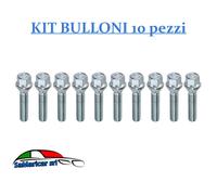 KIT 10 BULLONI DISTANZIALI 17 - 12/1,25 ADATTI PER FIAT PANDA 141 DAL 01/1986->