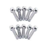 Kit 10 bulloni ruote chiave 17 M14x1.5 lunghezza 45 mm testa sferica