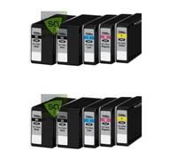 KIT 10 CARTUCCE XL PER CANON MAXIFY MB2050 MB2150 MB2155 MB2350 MB2750 MB2755