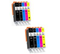 KIT 10 CARTUCCE XXL PER CANON PIXMA TS9150 TS9155 TS9550 TS9551C
