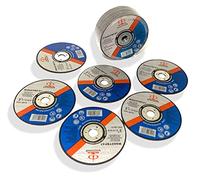 Kit 10 Dischi Per Mini Smerigliatrice Flex Flessibile Angolare da 75mm per Ferro Metalli Mini Disco 75X1.6X10 3"