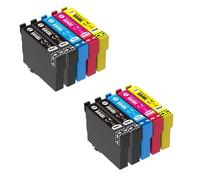 Kit 10 Epson 604XL CARTUCCE compatibili BK C M Y 550/500 pagine NO OEM