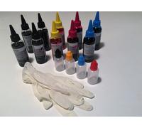 KIT FLACONI INCHIOSTRO RICARICA DA 100ML PER EPSON STAMPANTE XP412 XP-415 XP-425