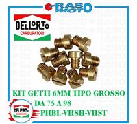 Kit 10 Getti 6Mm Tipo Grosso Massimo Dell'Orto 75-98 Carburatori PHF
