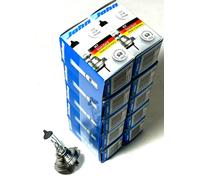 KIT 10 LAMPADE ALOGENE H7 12V 55W LUCE NORMALE PER AUTO H7 MOTO PX26D GERMANY