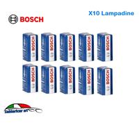 KIT 10 LAMPADE H1 BOSCH 12V/55W - LUCE FARO ANABBAGLIANTE/ABBAGLIANTE - 19873020