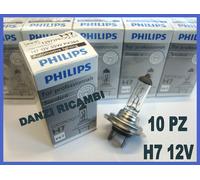KIT 10 LAMPADINE H7 PHILIPS 12V 55W LAMPADE STOCK AUTO ABBAGLIANTE ANABBAGLIANTE