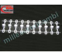 KIT 10 MOLLE MOLLETTE FISSAGGIO GUARNIZIONE PORTA PER FIAT GRANDE PUNTO 2005