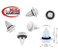 KIT 10 MOLLETTE MOLLA PER BMW X5 E70 2006-2013 CLIP PANNELLI PORTA RIVESTIMENTI
