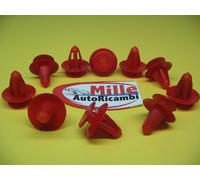 KIT 10 MOLLETTE MOLLA PER OPEL CORSA C 2000 CLIP FISSAGGIO PANNELLI PORTA RO