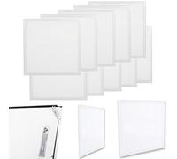 KIT 10 PANNELLI LED 60X60 CM DA INCASSO E SOSPENSIONE QUADRATO IN ALLUMINIO BIANCO DA 48W = 360W DI UNA LAMPADA A INCANDESCENZA 4800 LUMEN FASCIO LUCE 120 GRADI, DISPONIBILE A LUCE BIANCO FREDDO 6000K E BIANCO NATURALE 4000K LED DI LUNGA DURATA E ULTIMA GENERAZIONE, ULTRA LUMINOSI ED EFFICIENTI