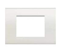 Kit 10 Placche Bticino Living Light LNA4803BI Placca 3 moduli Bianca Originale