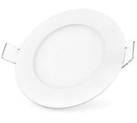 KIT 10 PLAFONIERE FARETTI LED TONDO O QUADRATO DA INCASSO CON ALETTE REMOVIBILI E CORPO IN ALLUMINIO BIANCO DA 6W = 60W PANNELLO LUCE BIANCO FREDDO 6000K O BIANCO CALDO 3500K 390 LUMEN LUNGA DURATA LED DI ULTIMA GENERAZIONE, ULTRA LUMINOSI ED EFFICIENTI CON LED DRIVER
