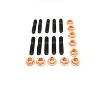 KIT 10 PRIGIONIERI + 10 DADI COLLETTORE SCARICO M8 FIAT PUNTO LANCIA ALFA ROMEO