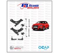 KIT 10 PZ BRACCI+TESTINE+BIELLETTE SOSP. +TIRANTI+TESTINE STERZO AUDI A1 2010>