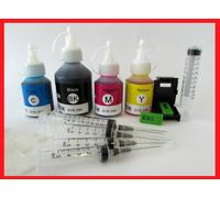Canon Kit inchiostro compatibile per ricarica cartucce 250 – 550 ml (250 ml nero + 3x100 ml colore)