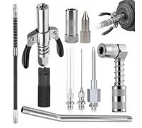 Kit 10 Testina Ingrassatore Professionale, Accoppiatore G Autobloccante