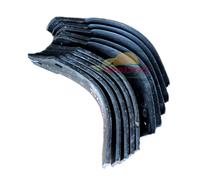 KIT 10 ZAPPETTA FRESA SICMA 60x6 mm Interasse 42 mm Foro 12,5 mm SIC4 5dx-5sx