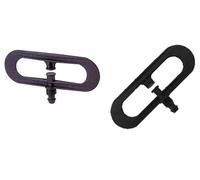 Irretec 100 Pezzi Farfalle Farfalla spruzzatore irrigatore doccetta filettata in polietilene con innesto/Filetto Maschio 3 mm vaporizzatore nebulizzatore 360°