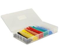 DeLock Tubi termoretraibili 86264 – Assortimento 2:1, 10 cm, 100 pezzi colorati
