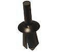 Kit 100pz Rivetto Plastica Nero Fissaggio Locari Passaruota N0385012 - 1719242