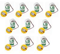 KIT 10PZ BATTERIA PILA LITIO SAFT LS14250 3,6V 1,2Ah COMPATIBILE CON ALLARMI SELECT SBT08