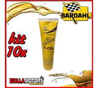KIT 10X 250ML OLIO BARDAHL T-OIL TRASMISSIONE 80W90 250gr LUBRIFICANTE PER TRASM