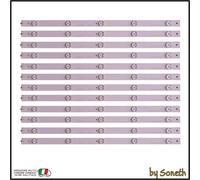 KIT 11 BARRE LED TV PER HISENSE LTDN50 LTDN50D LTDN50D36 LTDN50D36TUK LTDN50K