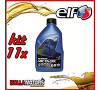 KIT 11X LITRO OLIO ELF SCOOTER MISCELA 2T ARC EN CIEL - 11x 201734