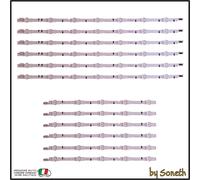 KIT 12 BARRE LED TV PER SAMSUNG UE50H5000 UE50H5000A UE50H5000AK UE50H5000AKXKZ