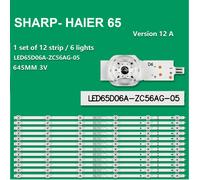 KIT 12 BARRE STRIP 6 LED TV HAIER LED65D06A-ZC56AG-05/08 30365006013