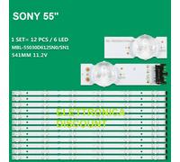 KIT 12 BARRE STRIP 6 LED TV SONY MBL-55030D612SN0 XBR55X90CH