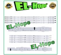 KIT 12 BARRE STRIP LED PER TV 50" SAMSUNG D4GE-500DCA-R2 LM41-00099C SERIE UE50H