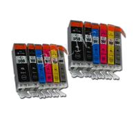 KIT 12 Cartucce Stampante per Canon PGI 550XL CLI 551XL Pixma MG6350 IP8750