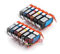 KIT 12 CARTUCCE PER CANON PIXMA MP980 MP990 NERO + COLORE